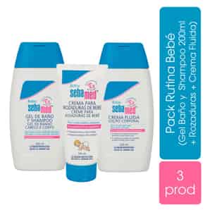 Pack Gel&Shampoo + Crema Fluida y Rozaduras para Bebé Sebamed