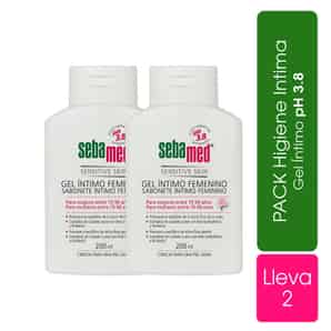 Pack 02 Gel Íntimo Sebamed PH 3.8