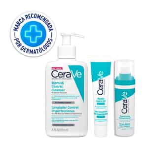 Pack Rutina Anti-imperfecciones CeraVe: Limpiador facial + Tratamiento + Serum Retinol