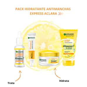 Pack Rutina Hidratante Garnier Express Aclara