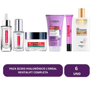 Pack Rutina Completa Ácido Hialurónico L'Oreal Paris Revitalift