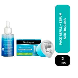 Pack Neutrogena Hydro Boost Sérum Hidratante + Repuesto Gel Hidratante Facial