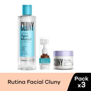 Pack Cluny Agua Micelar + Crema Aclarante y Ácido Hialurónico
