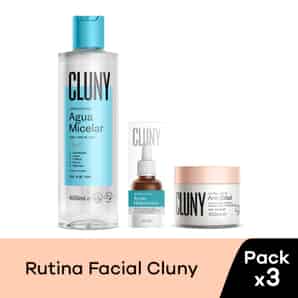 Pack Cluny Agua Micelar + Crema Facial Antiedad y Ácido Hialurónico