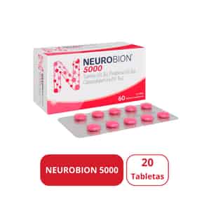 Pack 02 Neurobion 5000 Tableta Recubierta