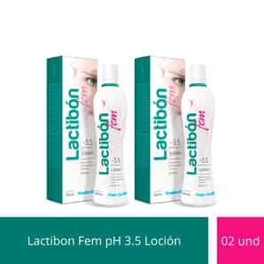 Pack 02 Lactibon Fem pH 3.5 Loción