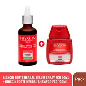 Pack Anticaída Shampoo Bioxcin 100ml + Sérum