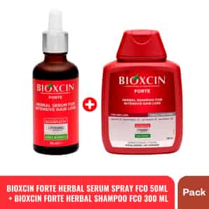 Pack Anticaída Shampoo Bioxcin 300ml + Sérum