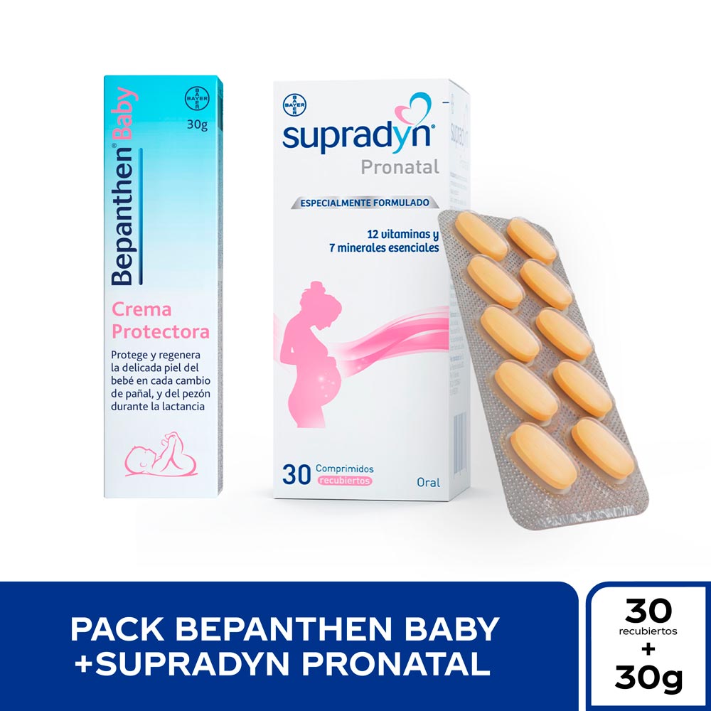 Supradyn Prenatal Vitaminas y Minerales 30 Comp., Productos