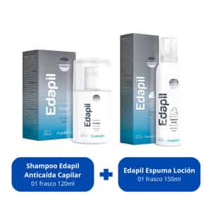 Pack Shampoo Edapil Anticaída Capilar + Edapil Espuma Loción
