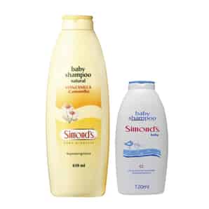 Pack Shampoo Baby Nataural Simond´s Manzanilla + Shampoo Baby Simond´s 120ML