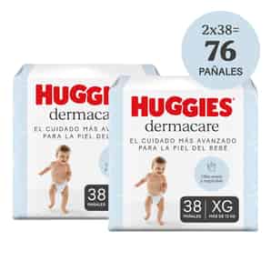 Pack Pañal Huggies Dermacare Talla XG