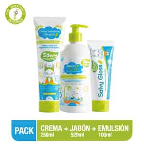 Pack Salvy Natural Crema + Emulsión + Jabón