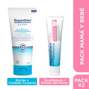 Pack Loción Corporal Bepanthen Derma + Crema Bepanthen Baby