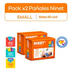 Pack Pañales Ninet Mega Talla S