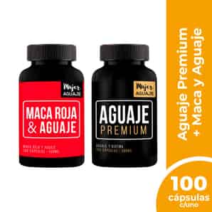 Pack 01 Mujer Aguaje Maca Roja&Aguaje + 01 Mujer Aguaje Premium 400mg