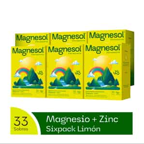 Pack 06 Magnesol en Polvo Limón