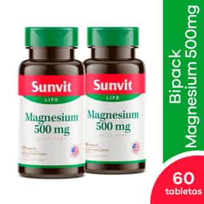 Pack 02 Sunvit Magnesio 500mg