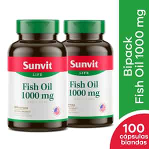 Pack Sunvit Fish Oil 1000 mg Cápsula Blanda