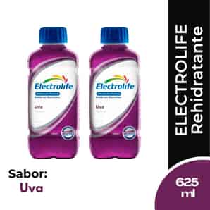 Pack 02 Electrolife Bebida con electrolitos sabor Uva