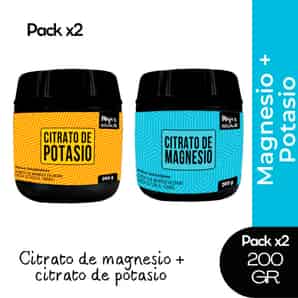 Pack Mujer Aguaje Citrato de Magnesio + Citrato de Potasio