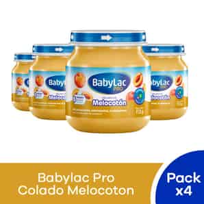 Pack 04 Babylac Pro Colado Melocotón