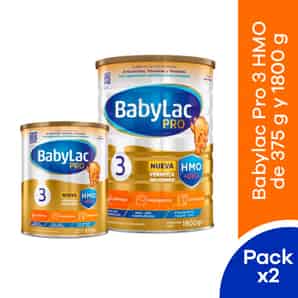 Pack Babylac PRO 3 HMO 375GR y Babylac PRO 3 HMO 1800GR
