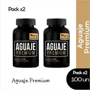 Pack 02 Aguaje Premium Mujer Aguaje 400mg Cápsulas