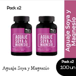 Pack 02 Aguaje Soya & Magnesio 500mg Cápsulas