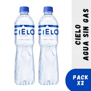 Pack 02 Agua Cielo sin Gas