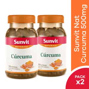 Pack 02 Sunvit Naturals Cúrcuma Cápsula