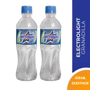 Pack 02 Bebida con Electrolitos Electrolight Sabor Granadilla