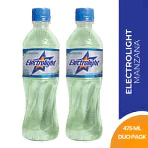 Pack 02 Bebida con Electrolitos Electrolight Sabor Manzana