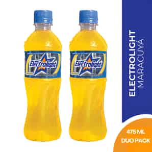 Pack 02 Bebida con Electrolitos Electrolight Sabor Maracuyá