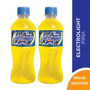 Pack 02 Bebida con Electrolitos Electrolight Sabor Piña