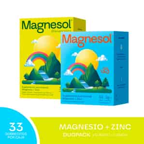 Pack 1 Caja Magnesol Polvo + 1 Caja Magnesol Polvo Sabor Limón