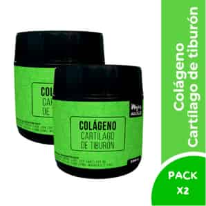 Pack 02 Colágeno Hidrolizado Cartílago de Tiburón Mujer Aguaje