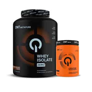 Pack Metapure Proteína 100% Isolatada Sabor Chocolate y Creatina 100% Monohidratada en Polvo QNT