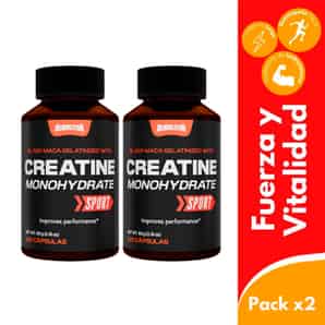 Pack 02 Demolitor Creatina Con Maca