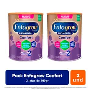 Pack 02 Enfagrow Confort 800 gr