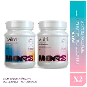 Pack More Calm Arándano + More Multi Frutos Rojos