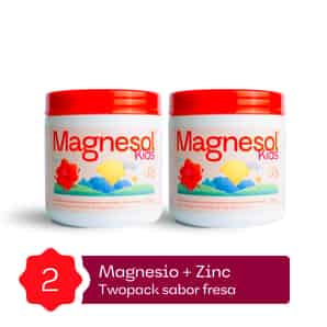 Pack 02 Magnesol Kids Polvo para Solución Oral Sabor Fresa