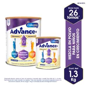 Pack Enfagrow Advance+ Sabor Vainilla 900+ 400gr