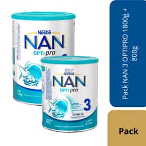 Pack NAN 3 Optipro 1800g + 800g