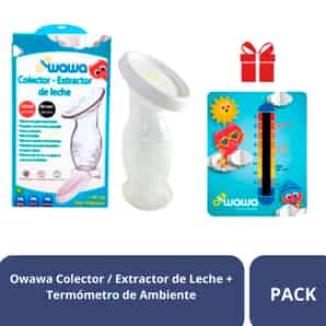 Pack Colector y Extractor de Leche Owawa + Termómetro de Ambiente