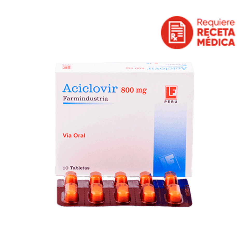 aciclovir 800 pastillas precio