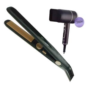 Plancha de Cabello Whiteline JL-6013T +Secadora RCY-8259