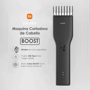 Cortadora de Cabello Enchen Boost Negro
