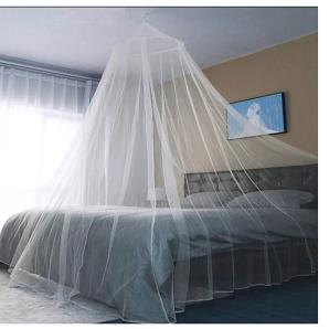 Mosquiteros Redondo para Cama 2 Plazas en Blanco