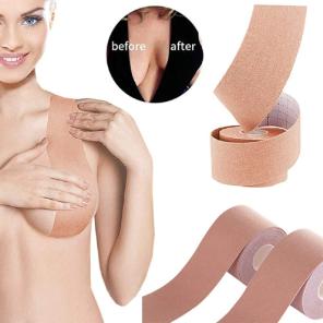 Ripley - BOOB TAPE BRASIER SUJETADOR INVISIBLE CINTA DE LEVANTAMIENTO DE  SENO COLOR NUDE 5METROS